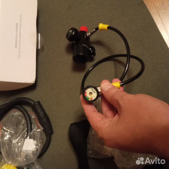 Мини акваланг для дайвинга 4 литра легкий