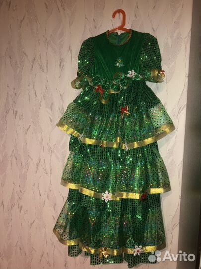 Костюм Елочки 9-10 лет