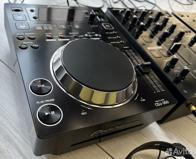Pioneer DJM CDJ 350 комплект