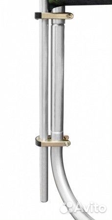 Батут alpin 4,04м с защитной сеткой и лестницей