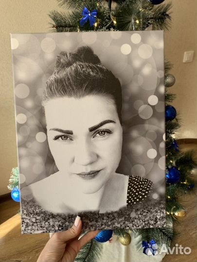 Портрет на холсте по фото