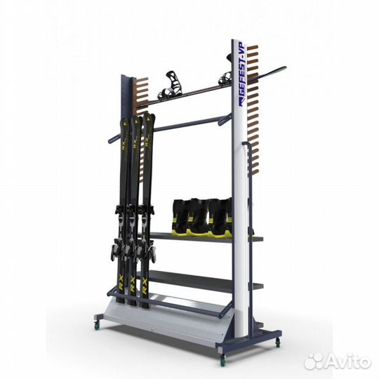 Передвижная тележка для салона проката 226,5х165х67см TEL-1