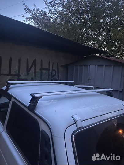 Рейлинги аэродинамические на крышу Нива