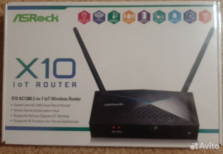 Wi-Fi + Zigbee (2 в 1) роутер AsRock x10