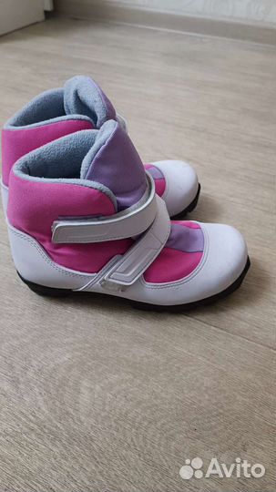 Лыжные ботинки детские на липучке р-р 35