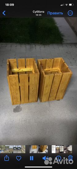 Лофт ящик для деревьев/растений