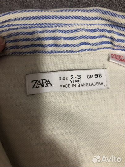 Джинсовка zara 98