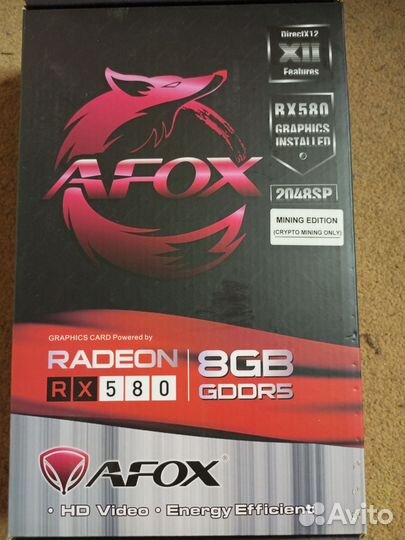 Видеокарта rx580 8gb