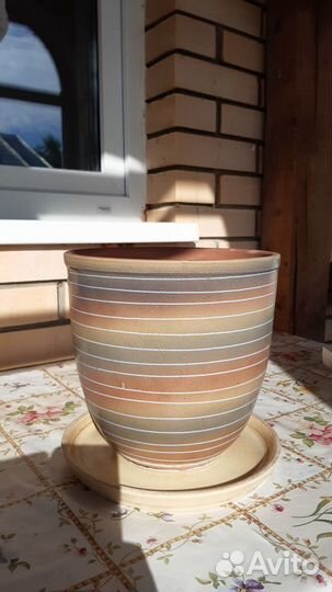 Горшки цветочные керамика СССР