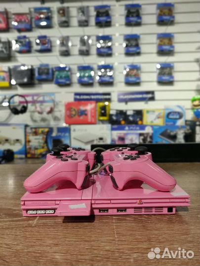 Редкая Розовая PS2 полный комплект