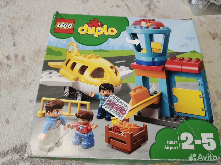 Набор Lego duplo аэропорт, пожарная машина