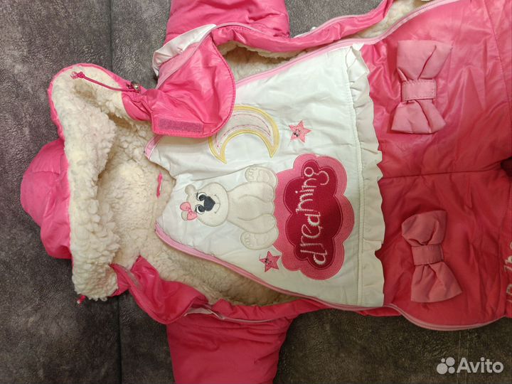 Комбинезон для девочки демисезонный. 22 размер