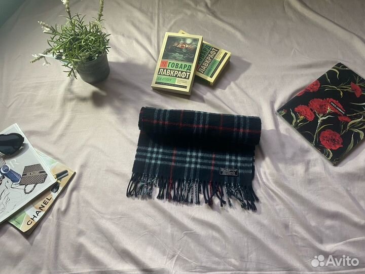 Шарф Burberrys, оригинал, кашемир, Made in England