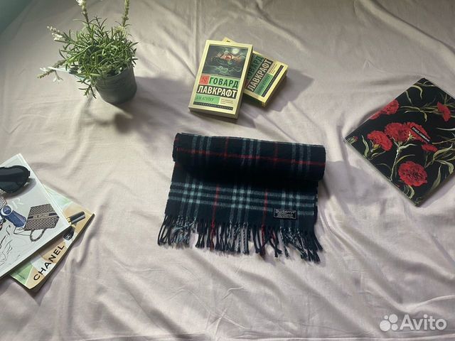 Шарф Burberrys, оригинал, кашемир, Made in England