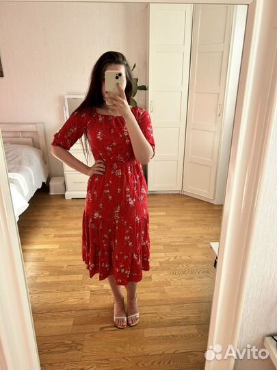 Летнее миди платье