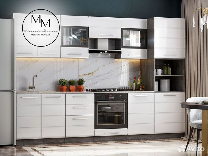 Кухня прямая любого размера