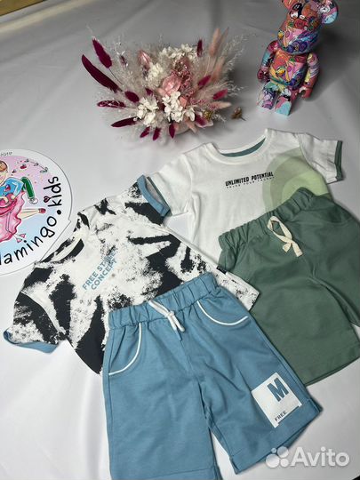 Комплект шорты и футболка для мальчика