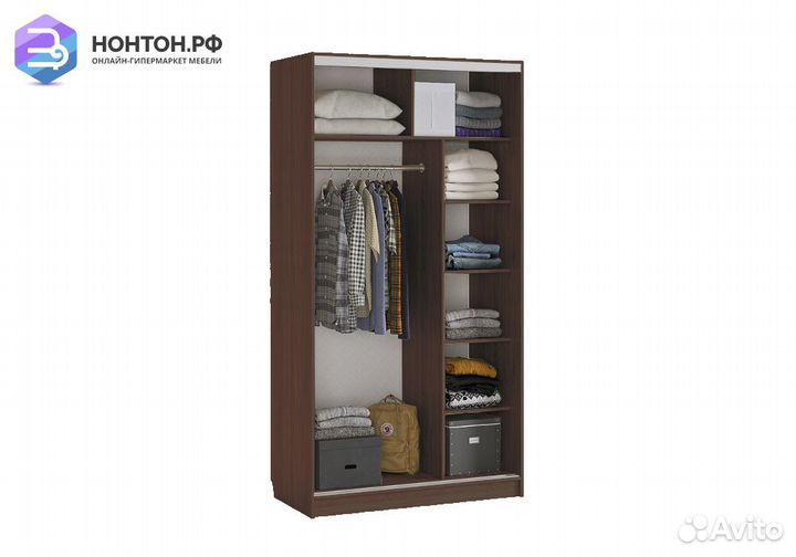 Шкаф-купе Рио 9-600 розы венге