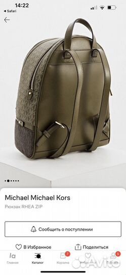 Michael kors рюкзак M, новый