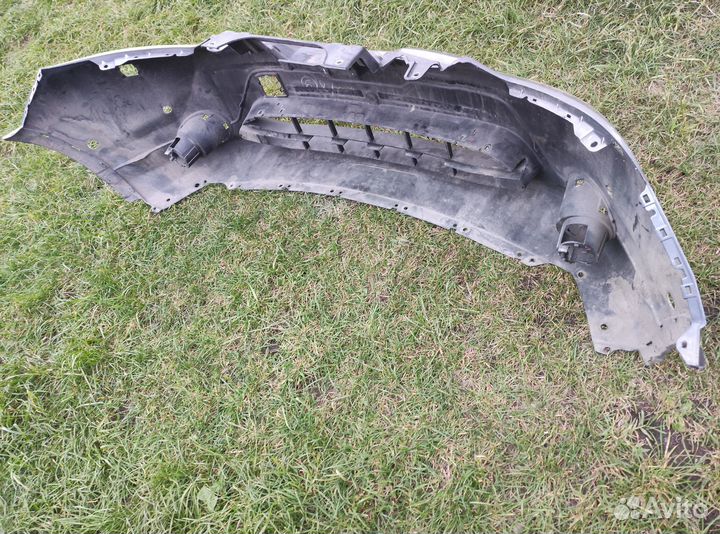 Бампер передний Nissan Qashqai 2018 серый