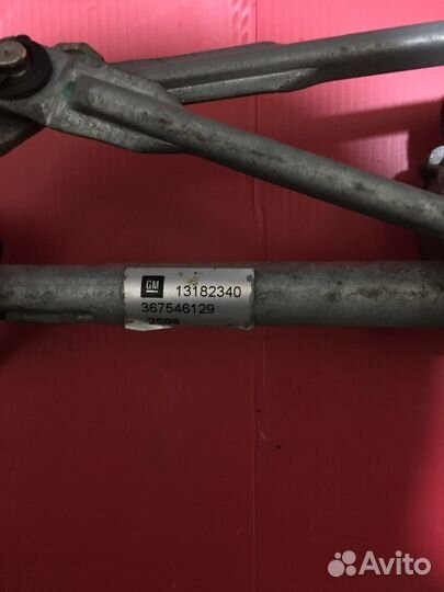 Трапеция стеклоочистителя опель корса