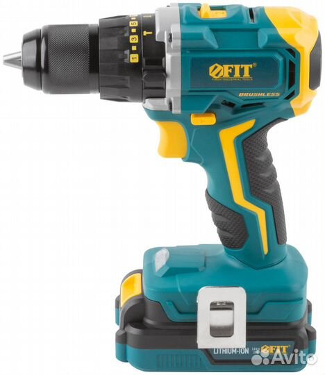Аккумуляторная дрель-шуруповерт FIT 20,0 В, 0-400