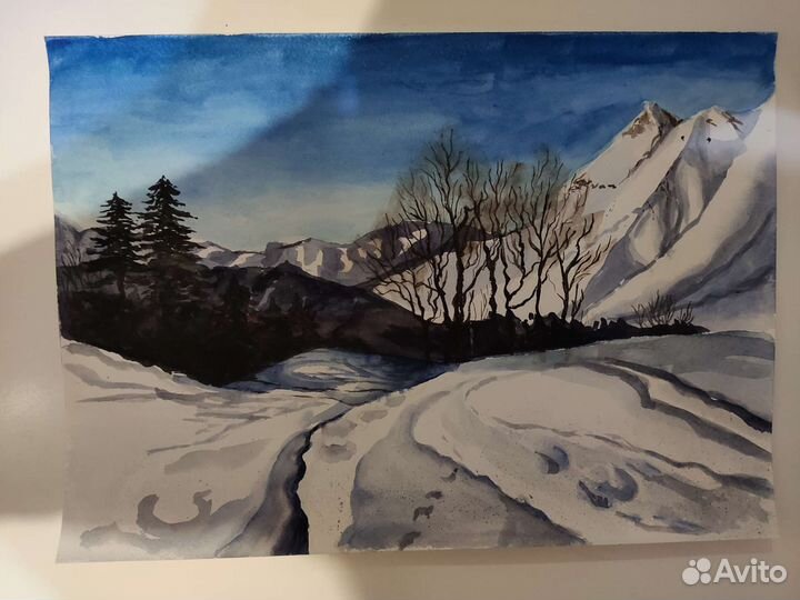 Картины акварель