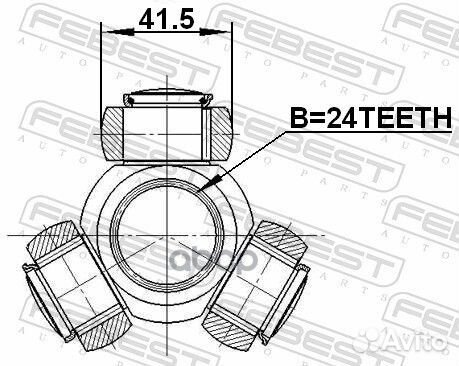 Трипоид audi/BMW/mazda/ssang yong 2116-TC718TDC