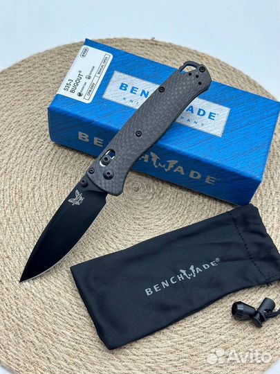 Нож benchmade bugout 535 карбон Black