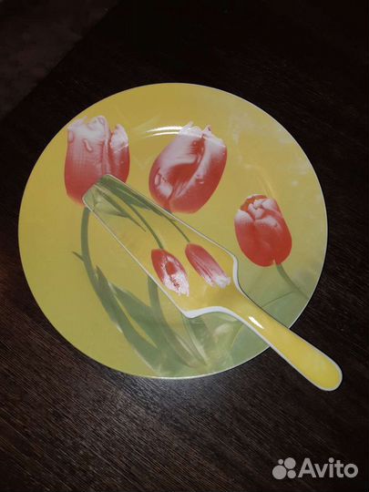 Блюдо для торта с лопаткой