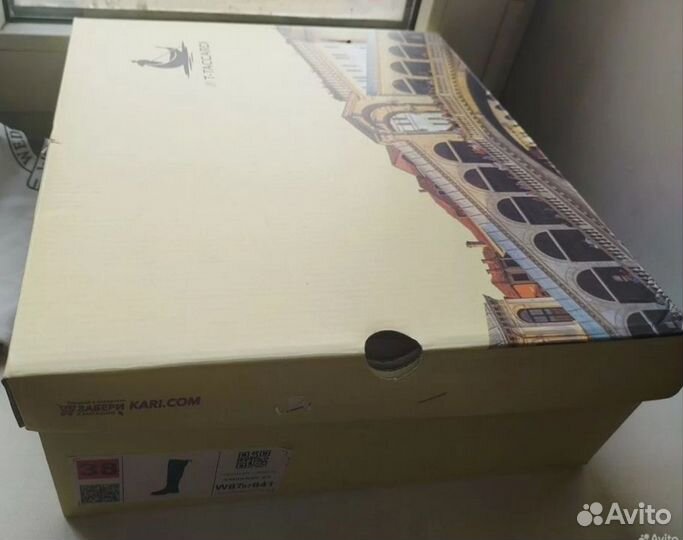 Женские Чёрные Сапоги Ботфорты 38