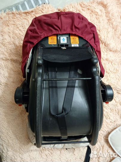 Автокресло Babyton FB-806-Red гр.0+ цвет красный