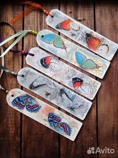 Закладки для книг, ежедневников ручной работы