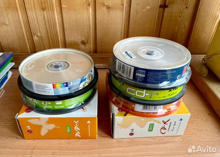 Чистые CD и DVD диски для записи