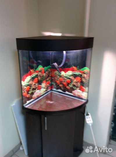 Аквариум 160, свет биофильтр, крышка, тумба