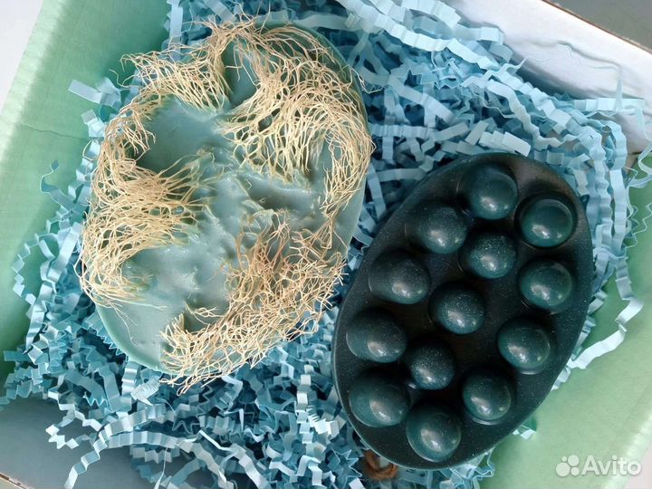 Массажное мыло с люфой