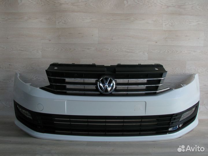 Volkswagen Polo 5 Бампер передний 2015-2020