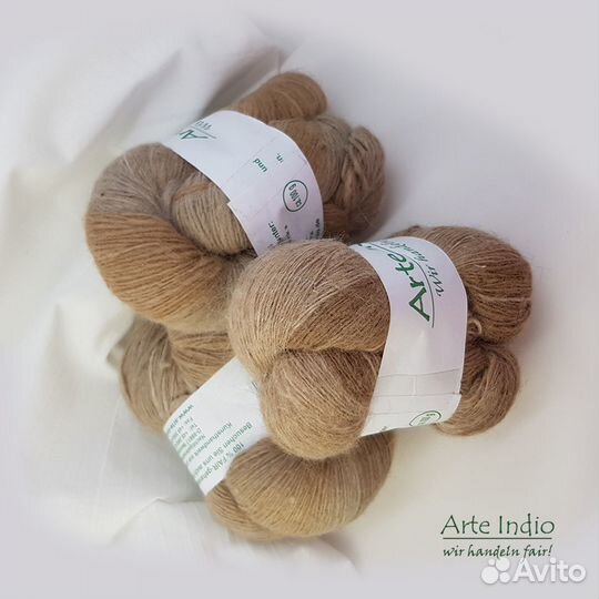 Пряжа беби альпака, натуральный цвет