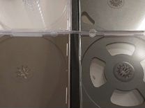 Коробка CD-BOX jewel (одинарн-прозр-черн) 10мм