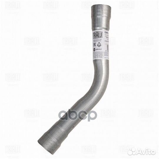 Труба с гибом развальцованная ступенчатая d40