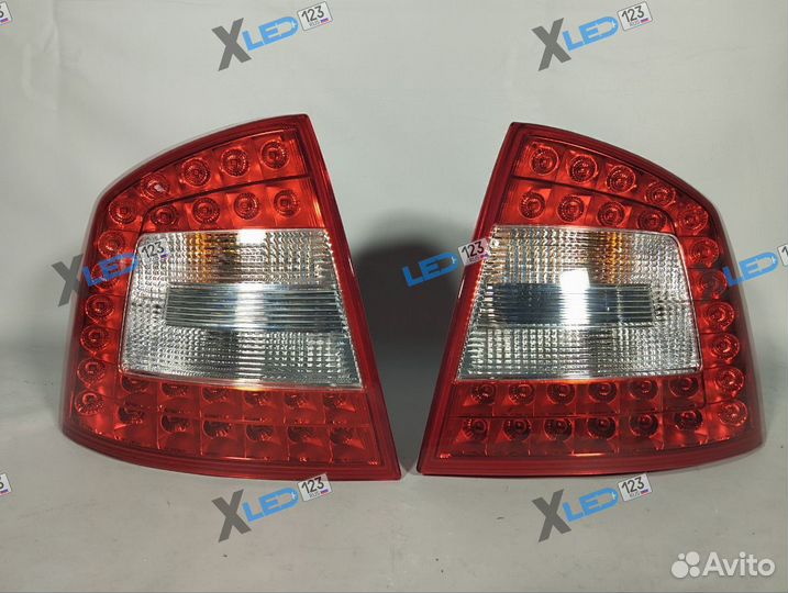 Skoda Octavia фонари комплект RS LED