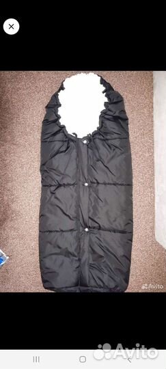 Зимний конверт в коляску