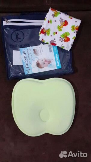 Подушка ортопедическая для новорожденных бабочка