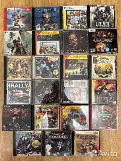 Компьютерные игры,диски на пк,лицензия,ретро
