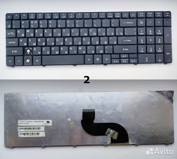 Клавиатуры для ноутбуков на запчасти