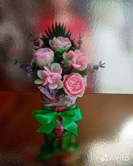 Букеты из мыла ручной работы
