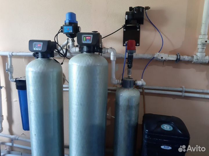 Система водоочистки. Умягчение воды. Монтаж