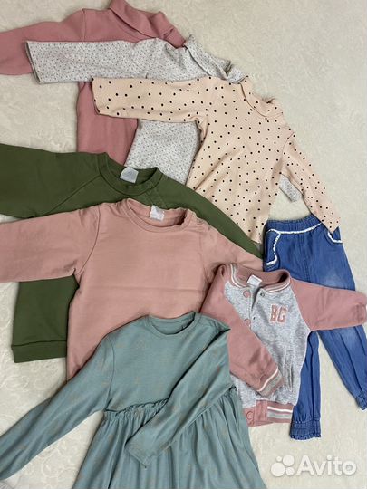 Вещи пакетом на девочку 92