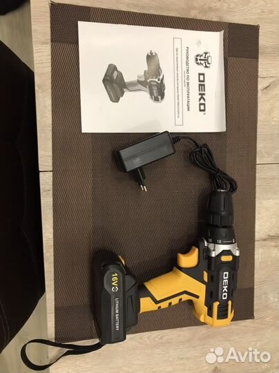 Аккумуляторная дрель шуруповерт