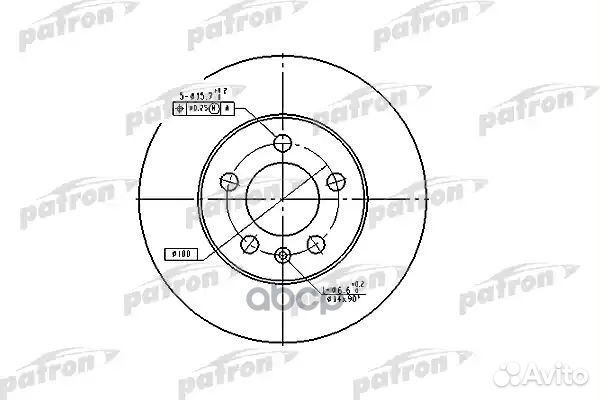 Диск тормозной передн audi: A3 96, seat: cordoba